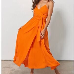 MARA HOFFMAN ' Alma' Crepe Wrap Cover-up Dress - Size S